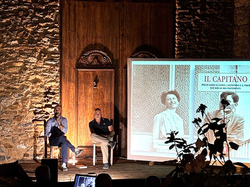 Presentazione del libro “Il capitano. Emilio Lussu: il Carso, l’Altopiano e il Piave che non ha mai raccontato”
